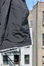 Load image into Gallery viewer, Scenes NY x SFC Black Shorts with Lace Seams &amp; Nylon Ribbon down sides
